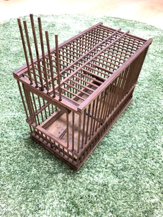 鳥籠　竹籤／木製　(大・中・小)セット