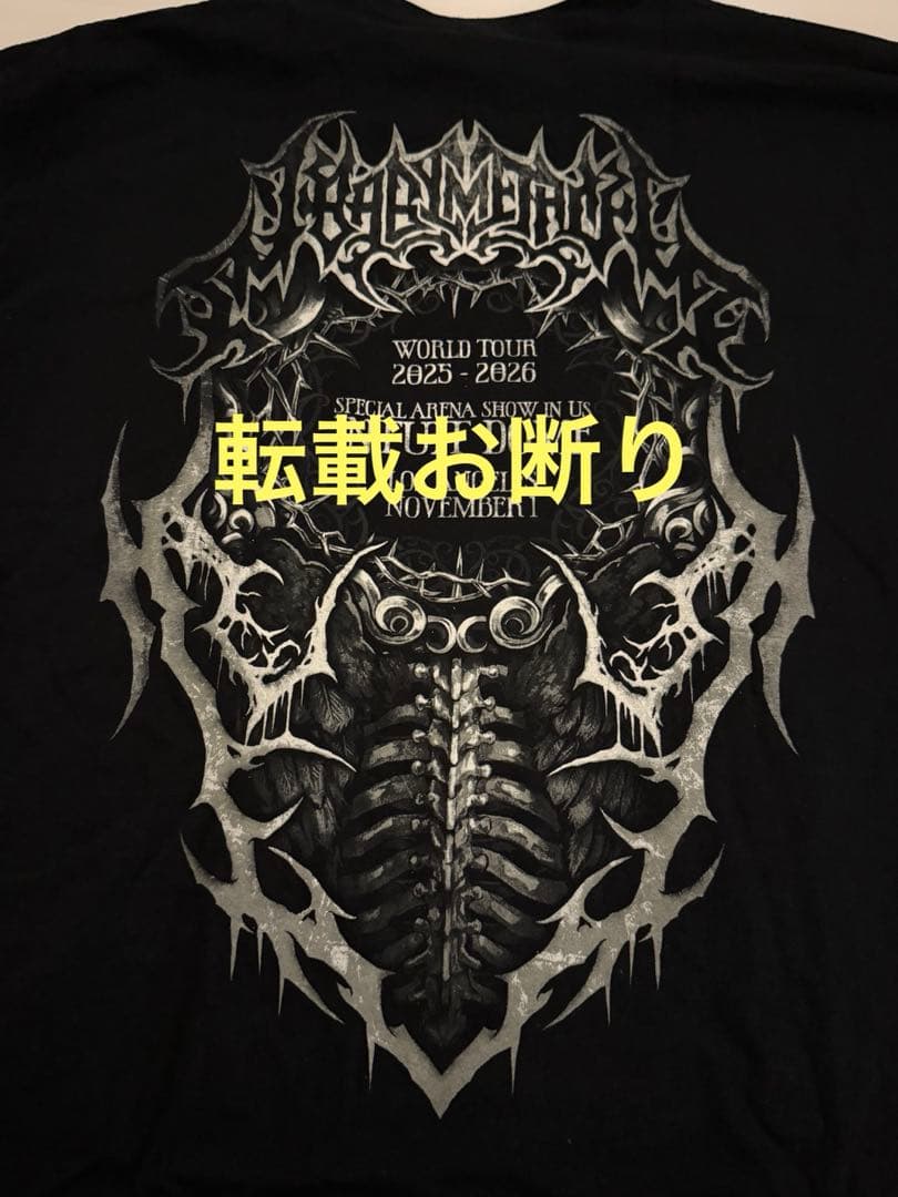 BABYL LA公演限定Tシャツ DARK ANGEL XL