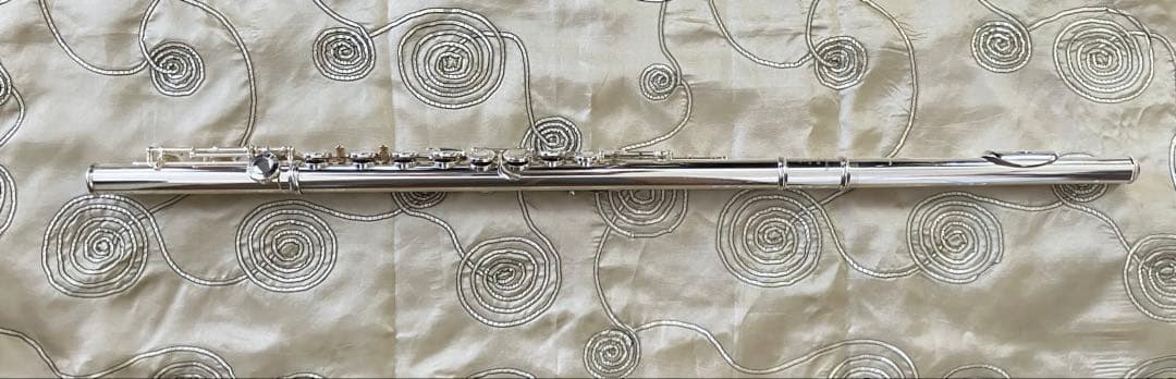 Miyazawa Flute 管体銀製　Eメカ付　＋　銀製Bチューブセット