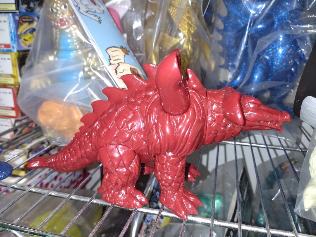 怪獣郷　レオゴン　未塗装　赤茶色　美品
