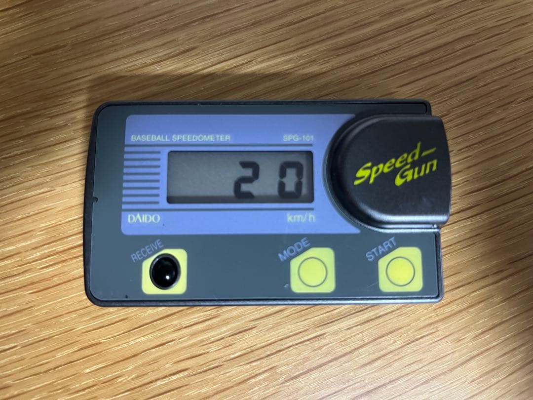 【レア】キャッチャーミット　スピードガン付　取り外し可能　おもちゃ