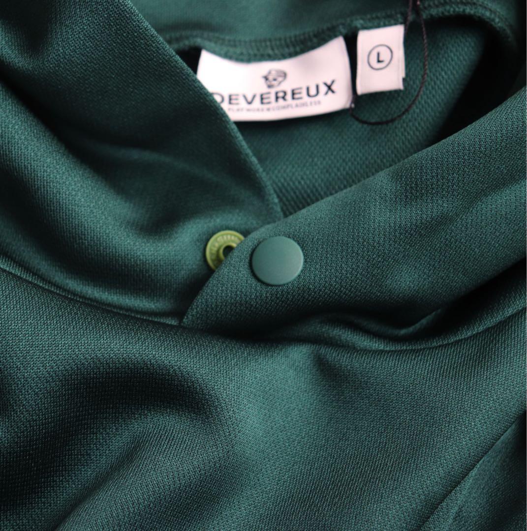 《デヴァローゴルフ》未使用 ビッグメッセージチェッカーフーディ ゴルフウェア L