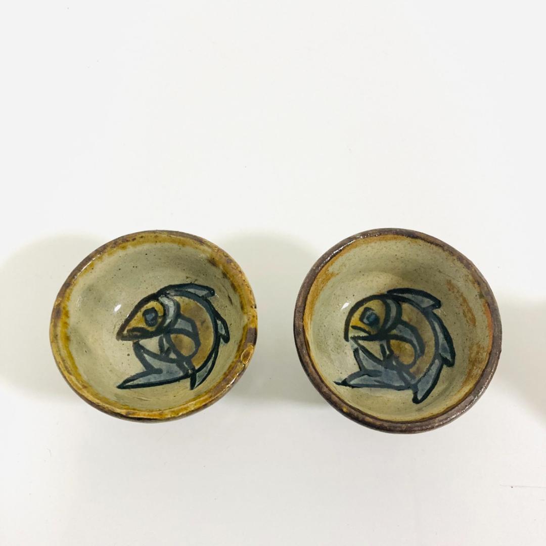 金城次郎 人間国宝 壺屋焼 酒器セット お猪口 ぐい呑み 徳利 沖縄陶器