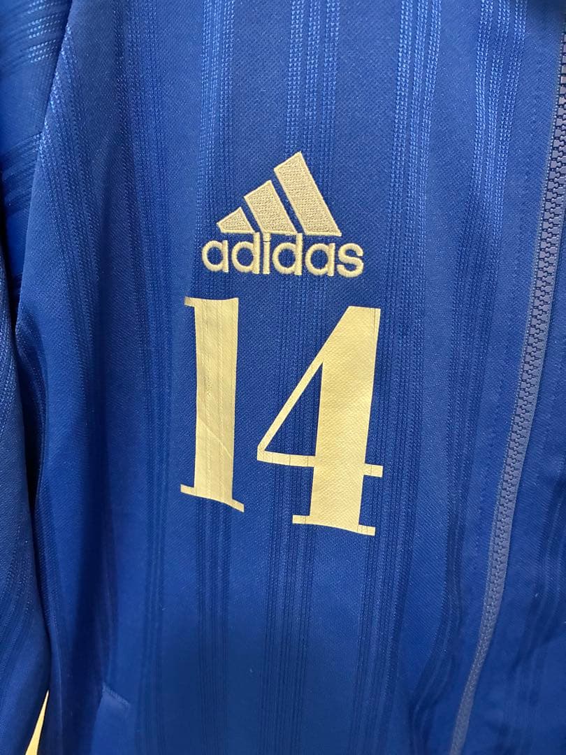 岡崎城西ジャージ上下セット ハーフパンツ3点 adidas 青色 メンズ ウエア