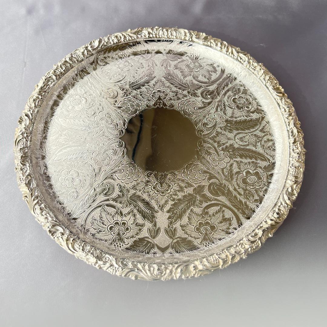 【Barker & Ellis】 ドリンクトレー / ギャラリートレー　25cm