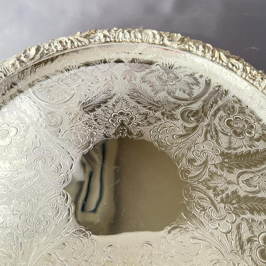 【Barker & Ellis】 ドリンクトレー / ギャラリートレー　25cm