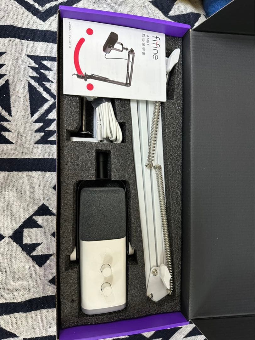 FIFINE XLR/USB ゲーミングマイクセット ストリーミング ポッド