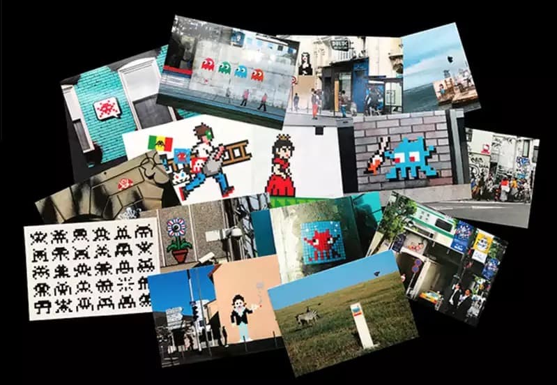 コレクション INVADER Hello My Game Is Postcard Set