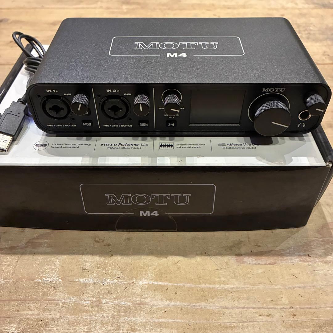 【送料込】MOTU M4 オーディオインターフェイス