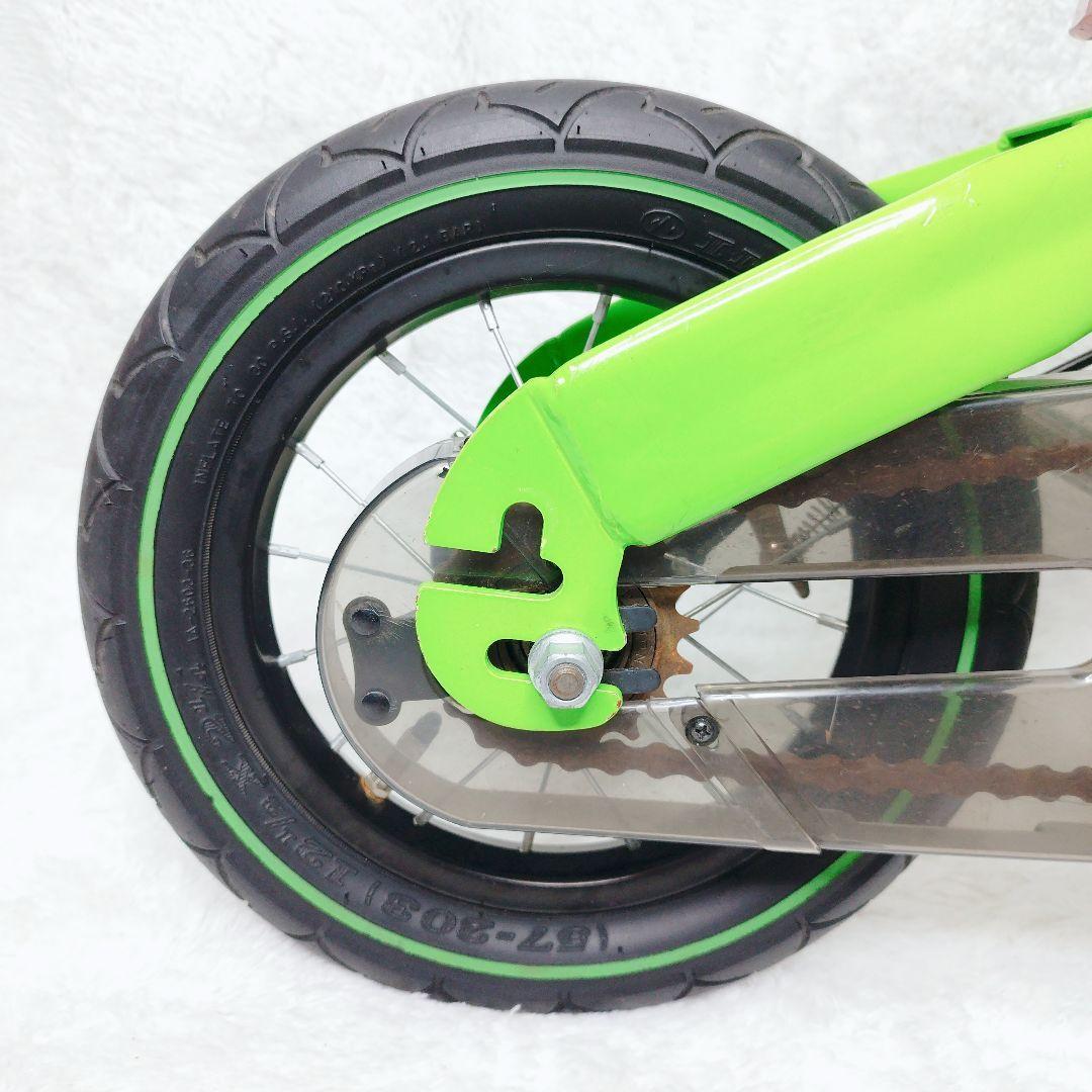 へんしんバイク 12インチ キッズバイク 希少カラー グリーン