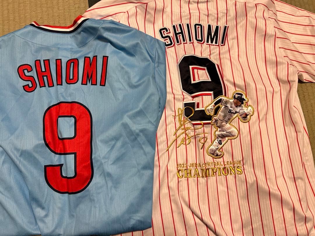 ヤクルトスワローズ 塩見泰隆 レプリカユニフォームL クルユニ24XL