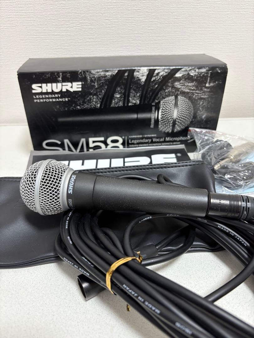 【美品】SHURE SM58 ダイナミックマイク 本体