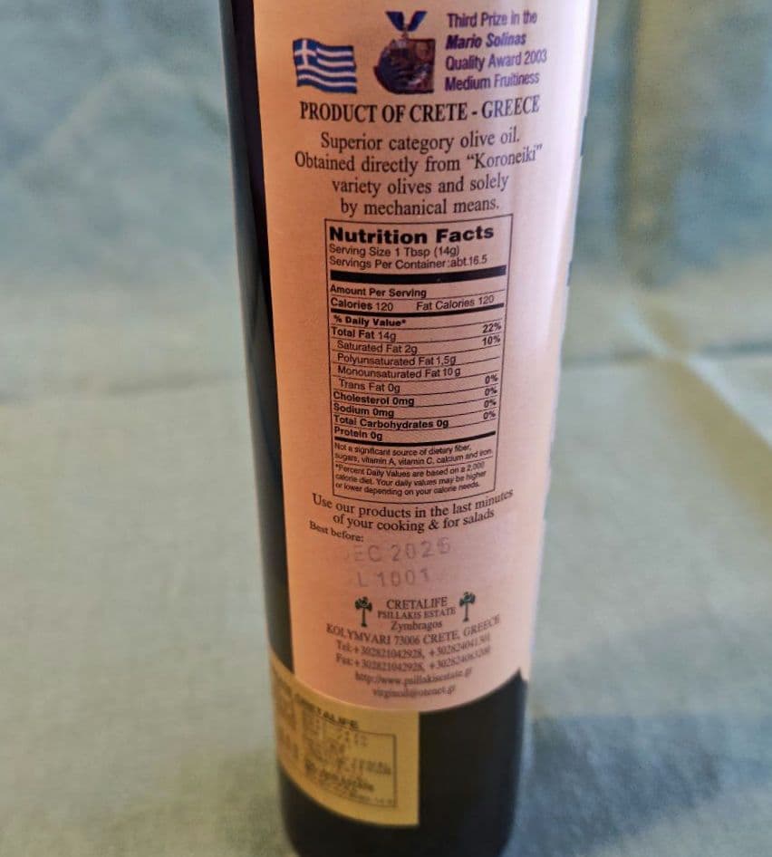 MINOS & CRETALIFE エキストラバージンオリーブオイル 2本セット