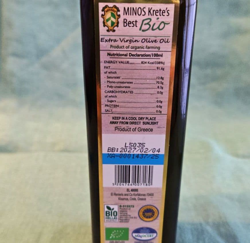 MINOS & CRETALIFE エキストラバージンオリーブオイル 2本セット