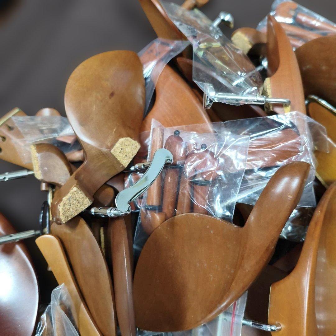 r*o様 大量バイオリン用 フィッティングパーツボックスウッド修理 交換 メンテ