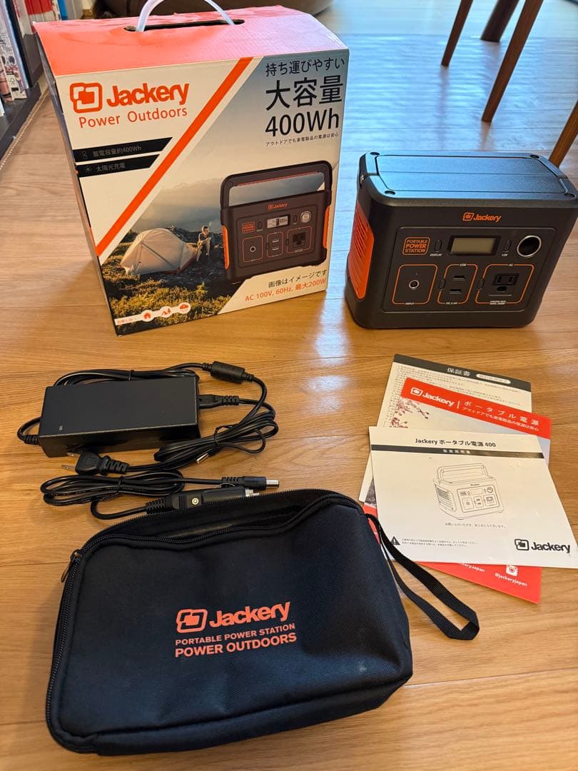 発電機・ポータブル電源 Jackery Portable Power Station 400Wh