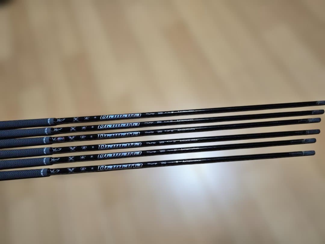 Diamana Thump 95g Sフレックス シャフト6本セット