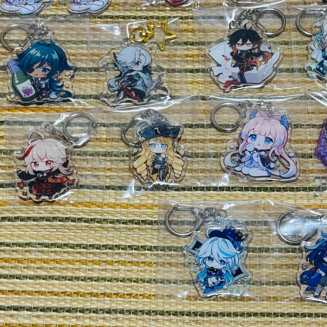 まとめ 原神 アクリルキーホルダー セット c