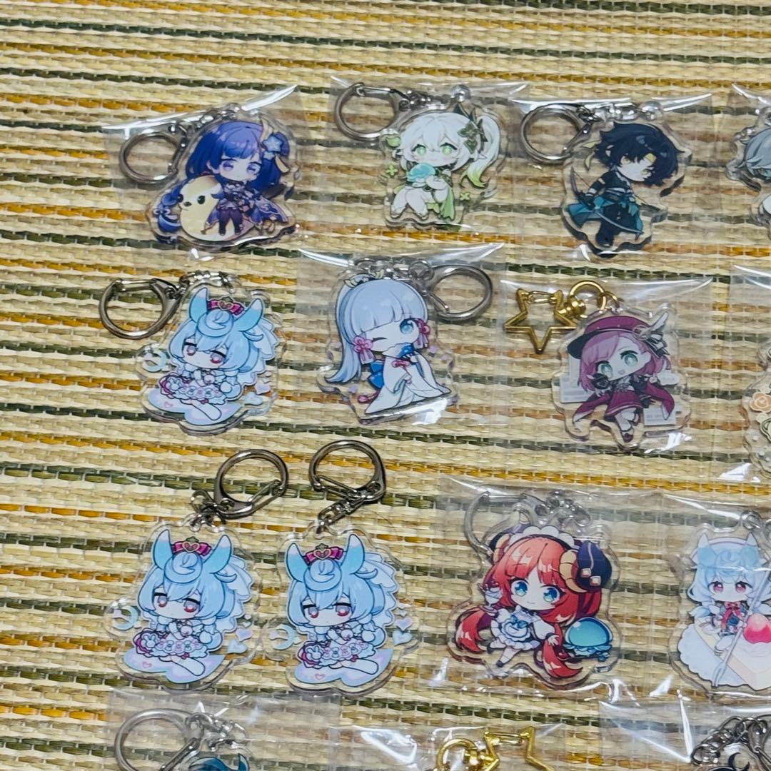まとめ 原神 アクリルキーホルダー セット c