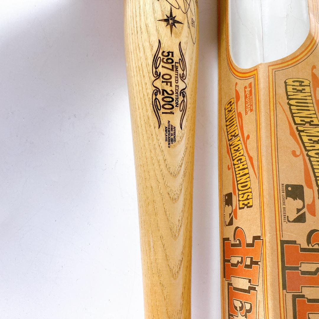 MLB オールスターゲーム 記念バット 2001 イチローサイン有り|3099|