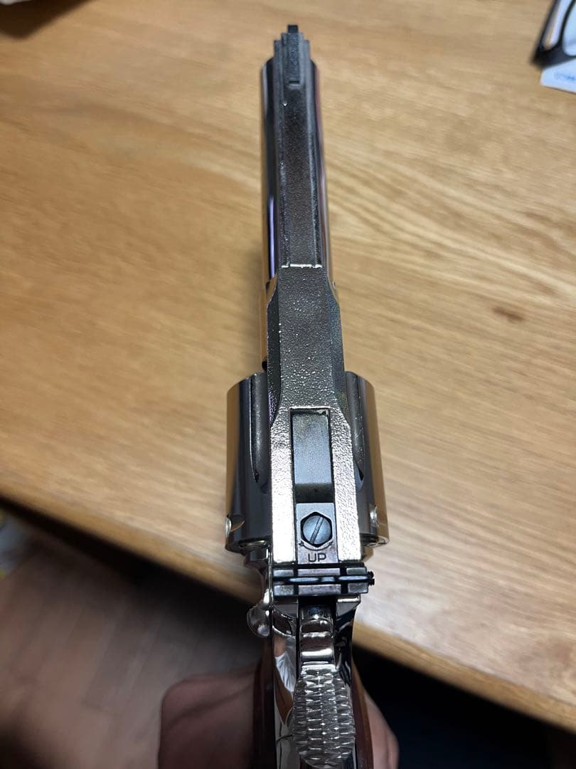 タナカ　コルトパイソン 4インチ　ガスガン　ニッケルフィニッシュ