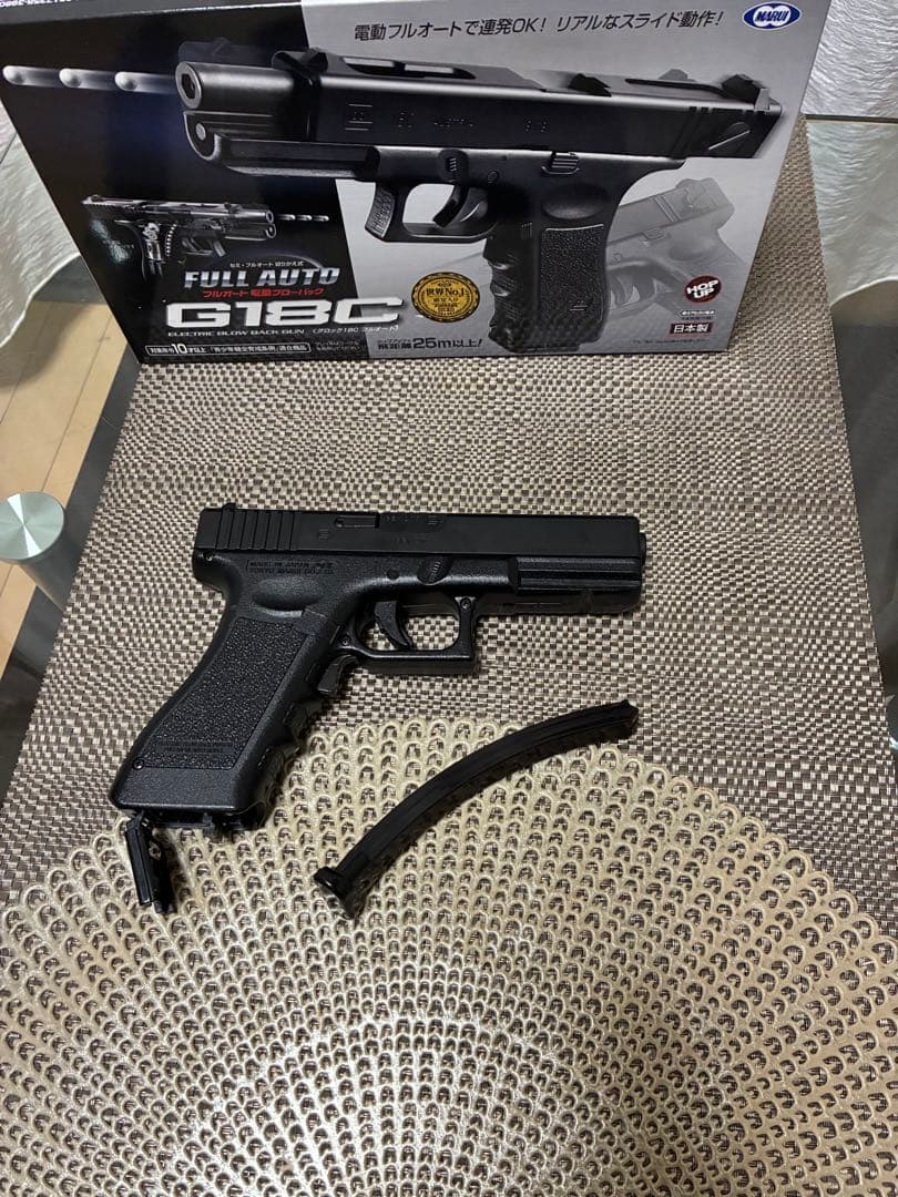 美品　東京マルイ　カスタム品　グロックG18C電動ブローバック　強化ピニオンギア