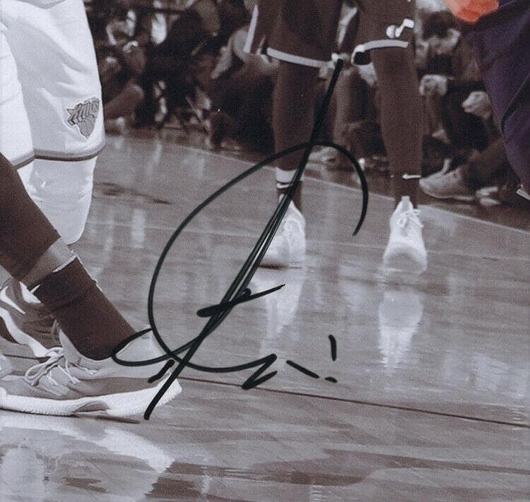 直筆サイン入り写真 リッキー・ルビオ NBA ユタ・ジャズ SA鑑定済