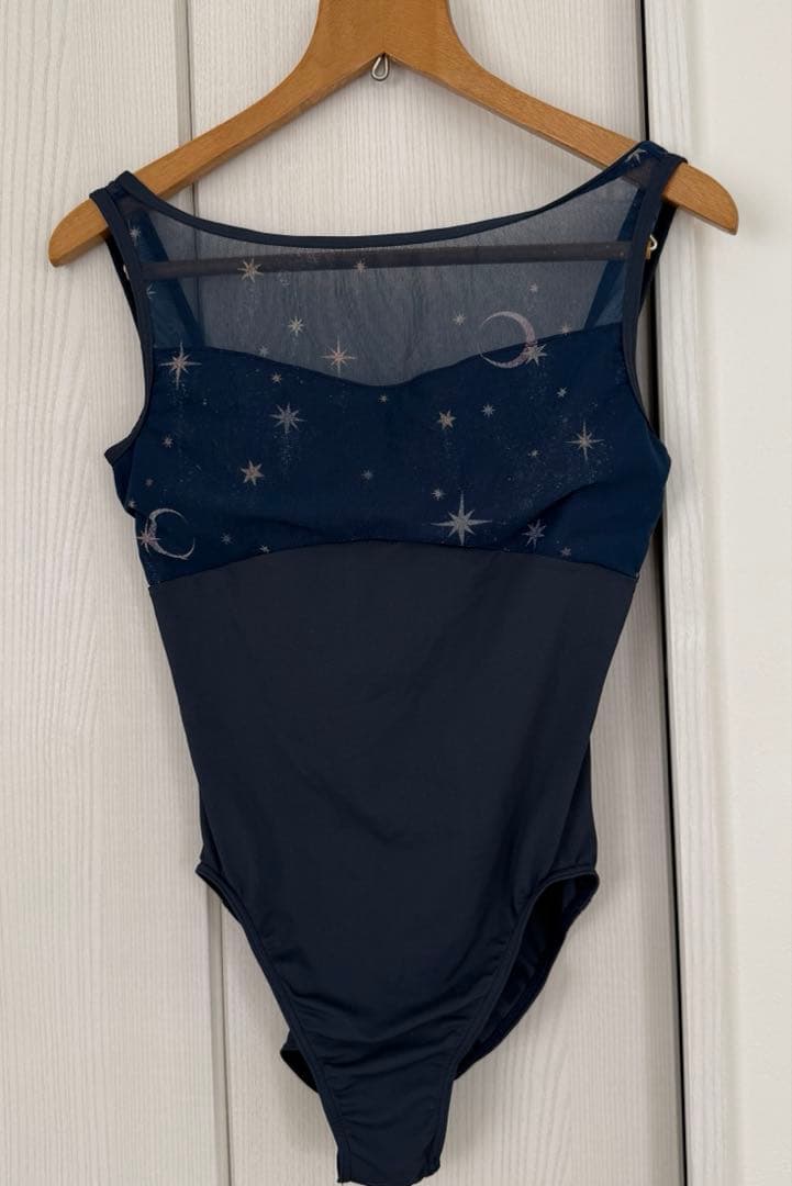 チャコット レオタード ネイビー Lサイズ