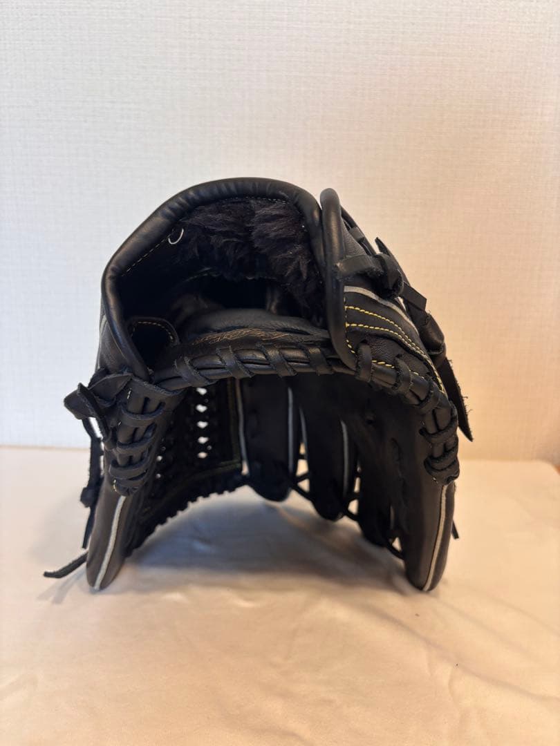 ミズノ 軟式用グローブ　ブラック　左投げ用