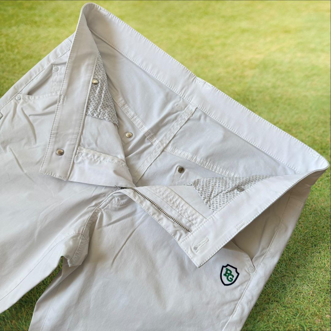 パーリーゲイツ　ジョガーパンツ　L〜XL相当 白　ホワイト　ストレッチ素材　5