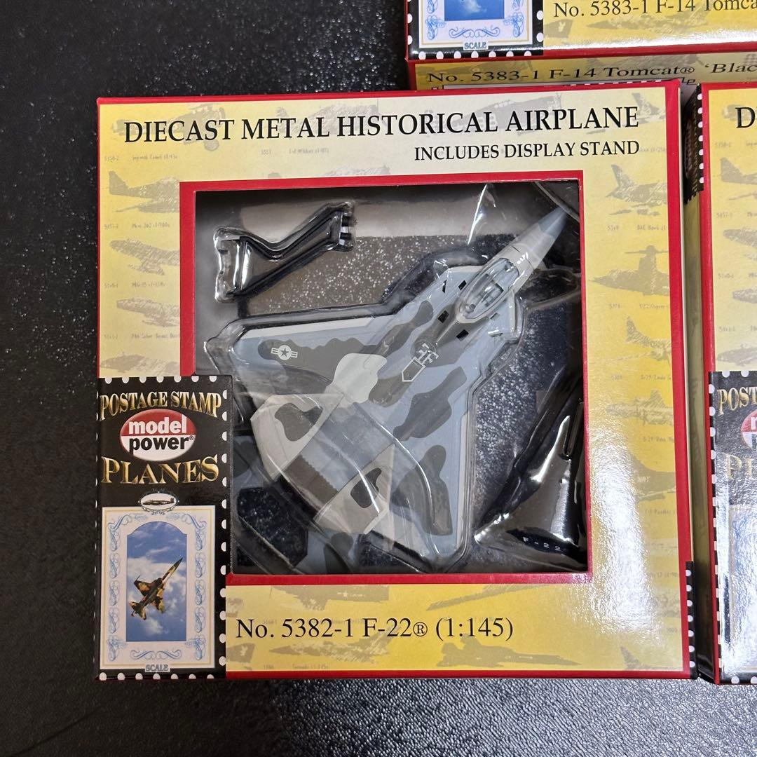 [G2087]モデルパワー　ダイキャストミリタリー飛行機　F-14 F-4