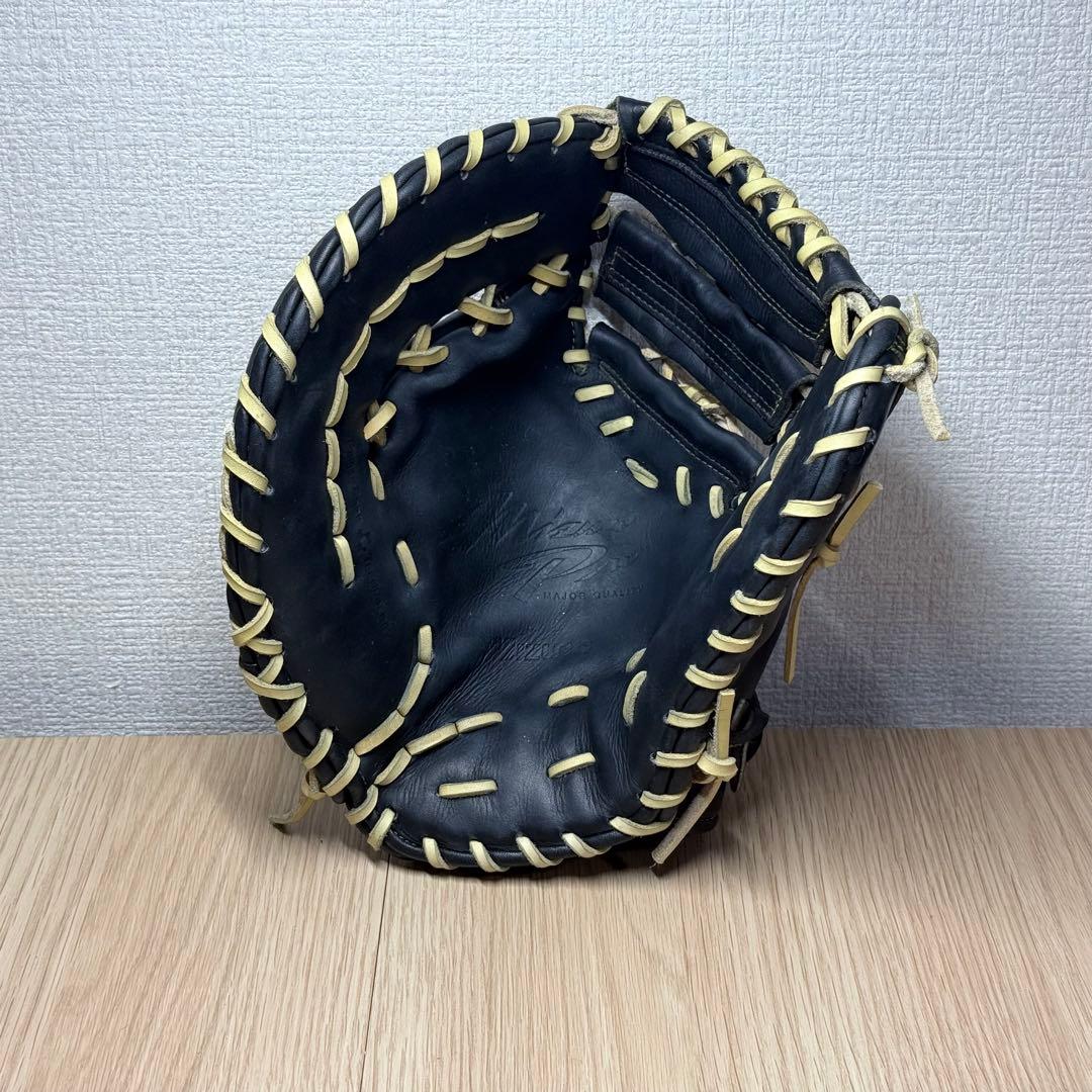 Mizuno ミズノプロ 軟式 ファーストミット 小指2本 クロス締め 左投げ