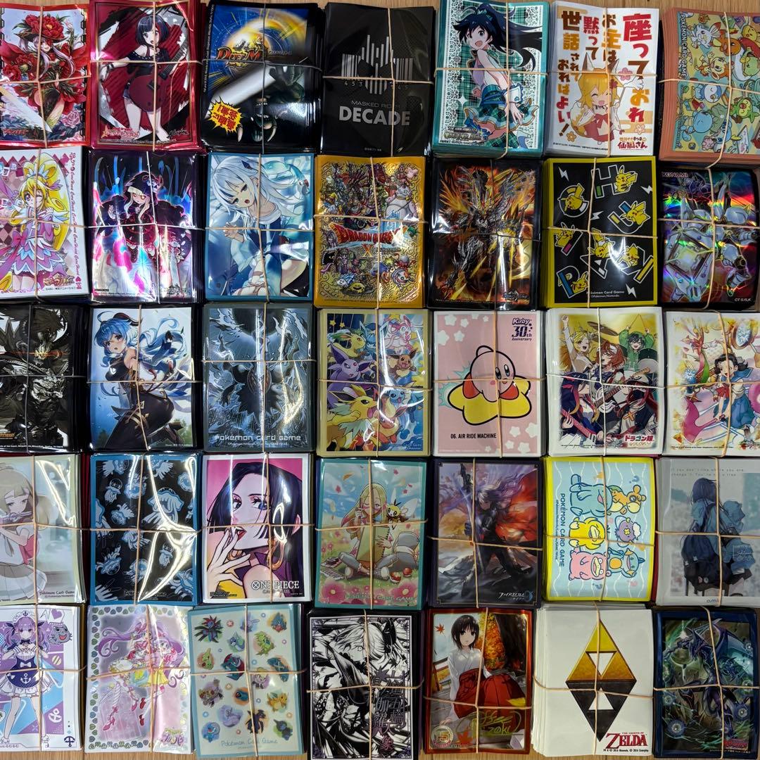 トレカスリーブ キャラスリーブのみ まとめ売り 100サイズ 約16kg