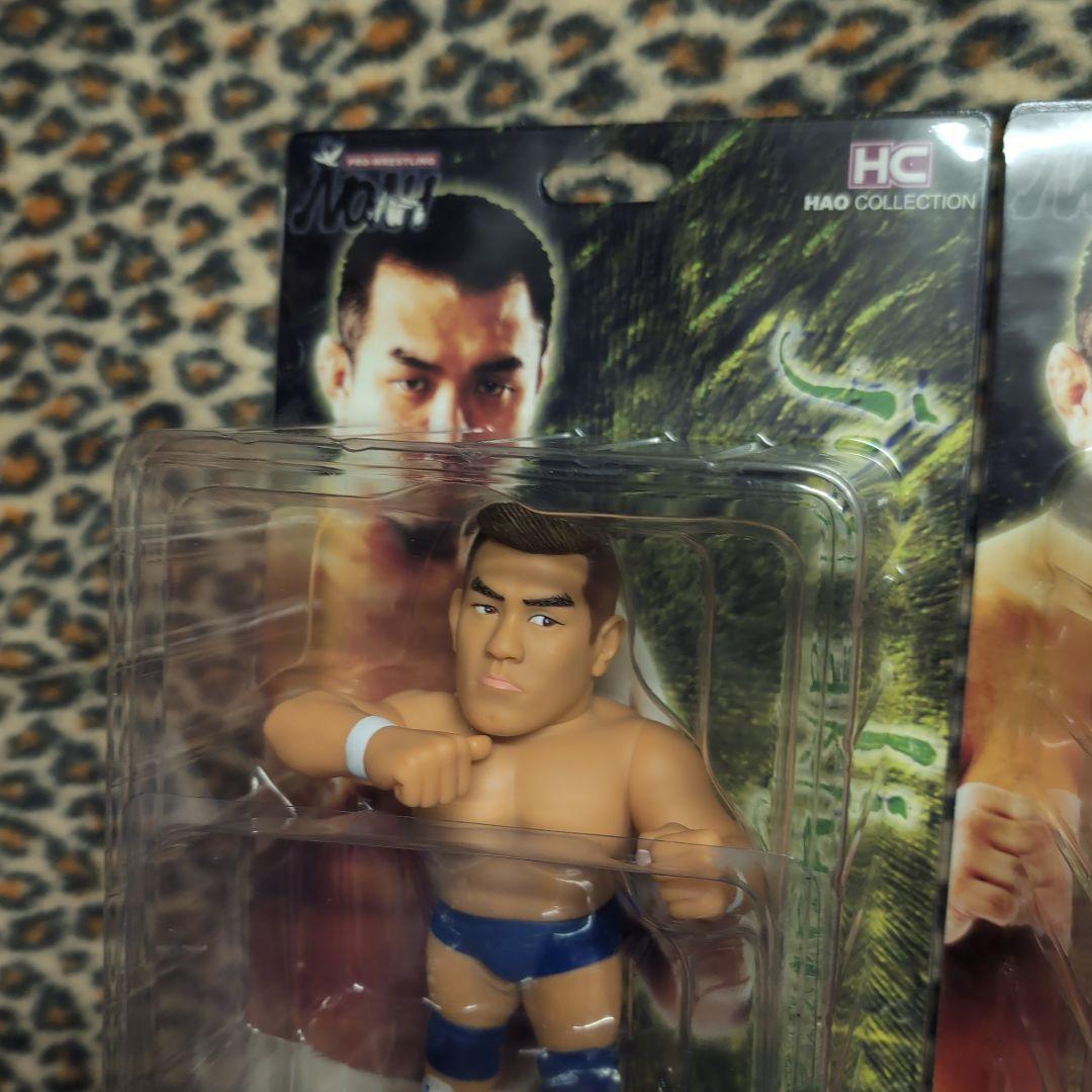 プロレスフィギュア ハオ　ノア　三沢、小橋、秋山プレミアムＨＡＯセット