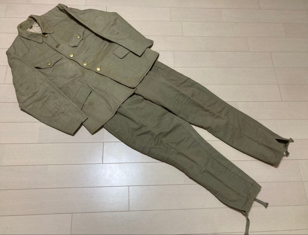 実物　日本陸軍　軍服　上下