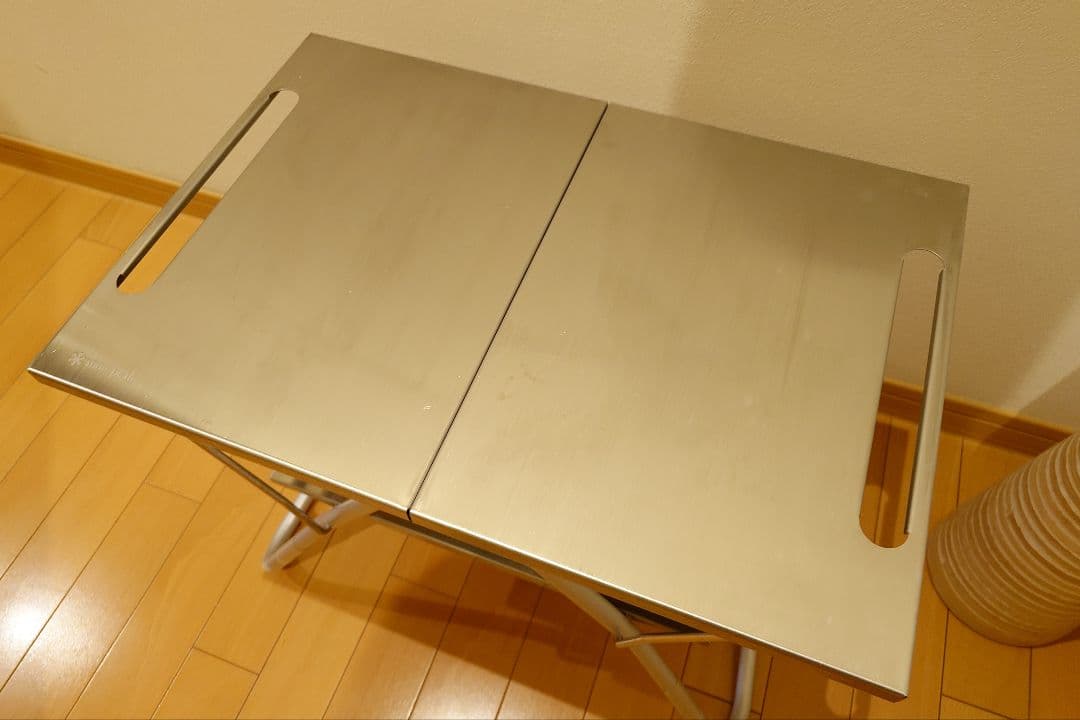 【使用2回】スノーピーク 焚火MYテーブル ステンレス トレー付