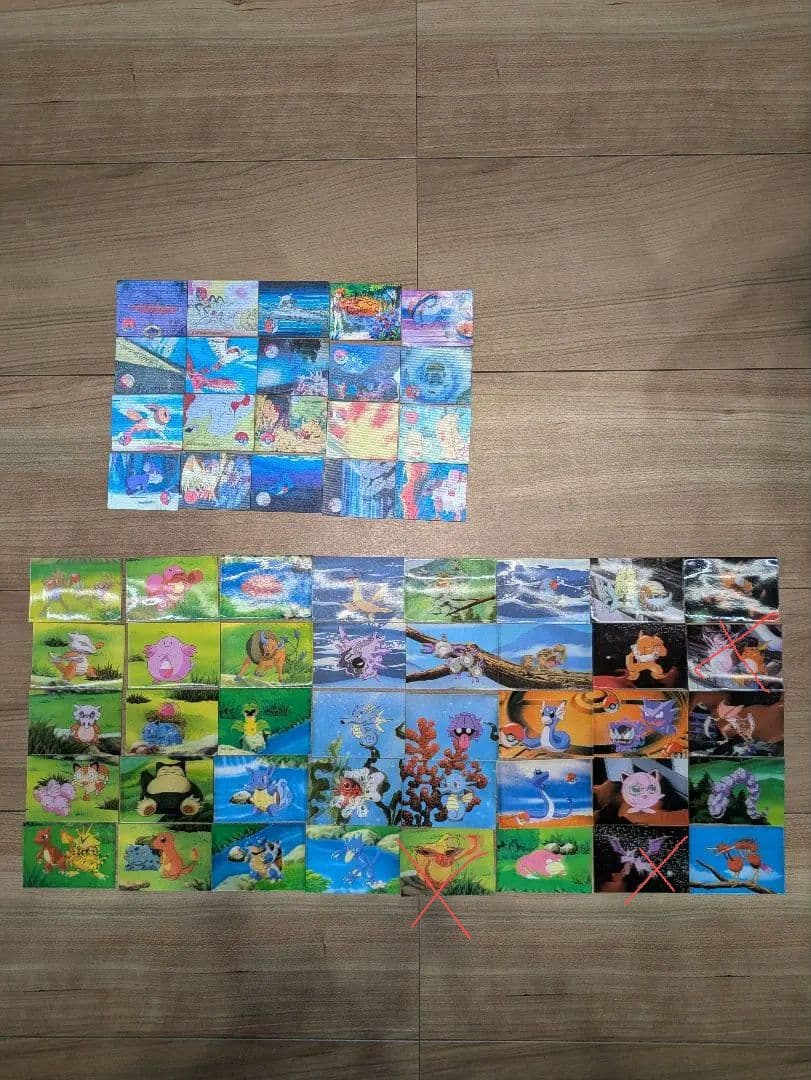 希少 ポケモンスーパーチェンジ＆3Dカード 57枚セット まとめ売り