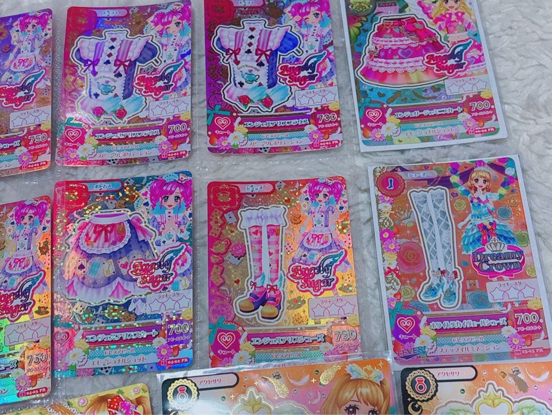 アイカツカード オデットスワン エンジェルアリス ホワイトスカイヴェール まとめ