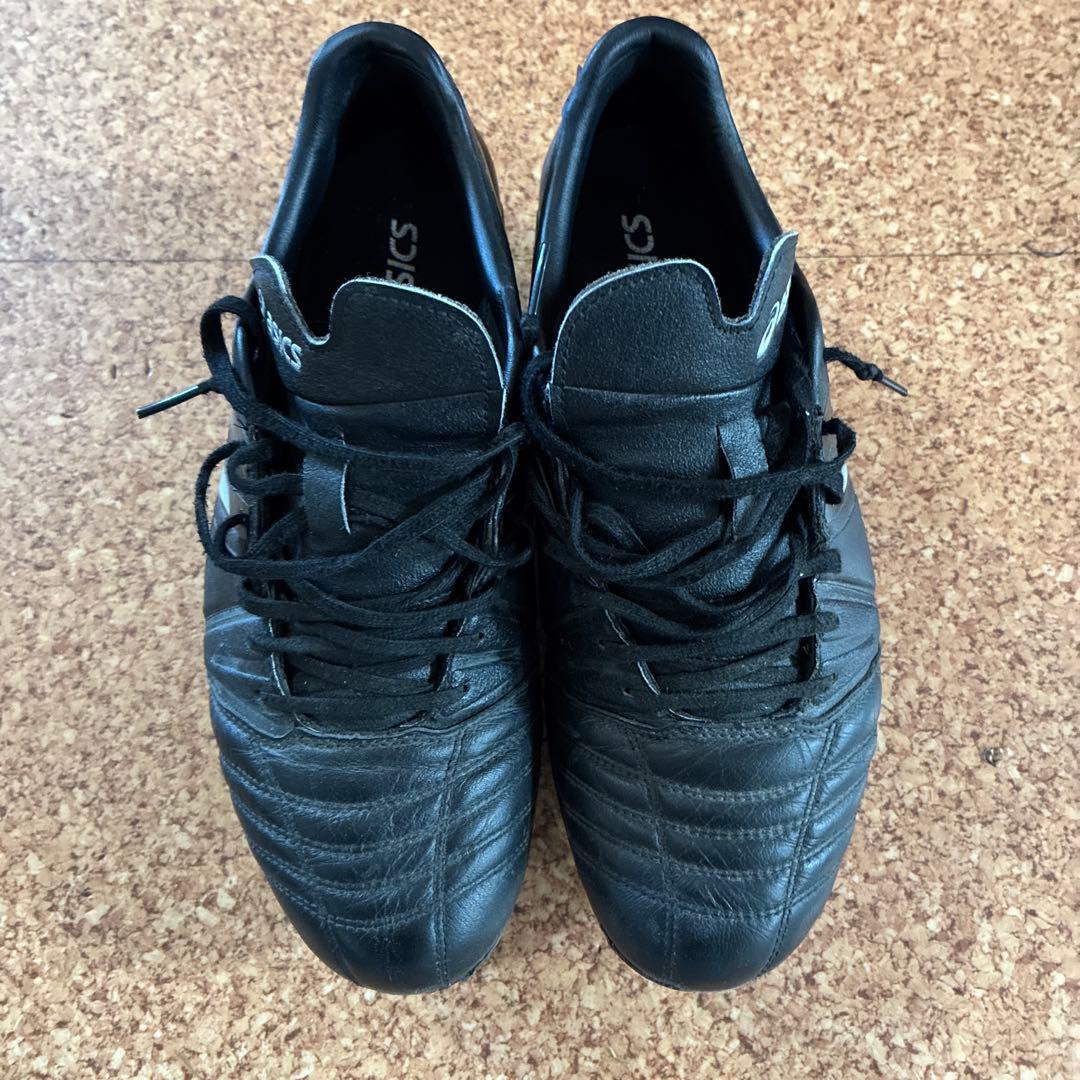 asics サッカーシューズ 黒 鉄スパイク　取り替え