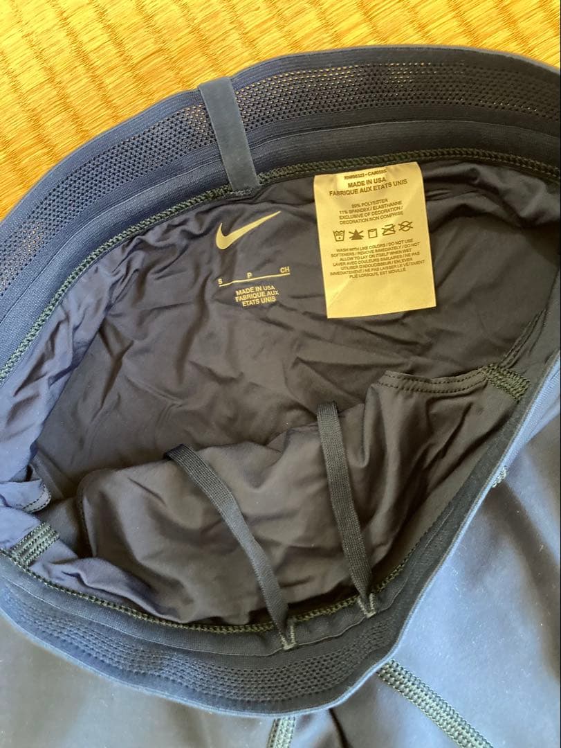 未使用　ナイキ　プロエリート　タイツ　S ネイビー ブルー　ランニング　マラソン