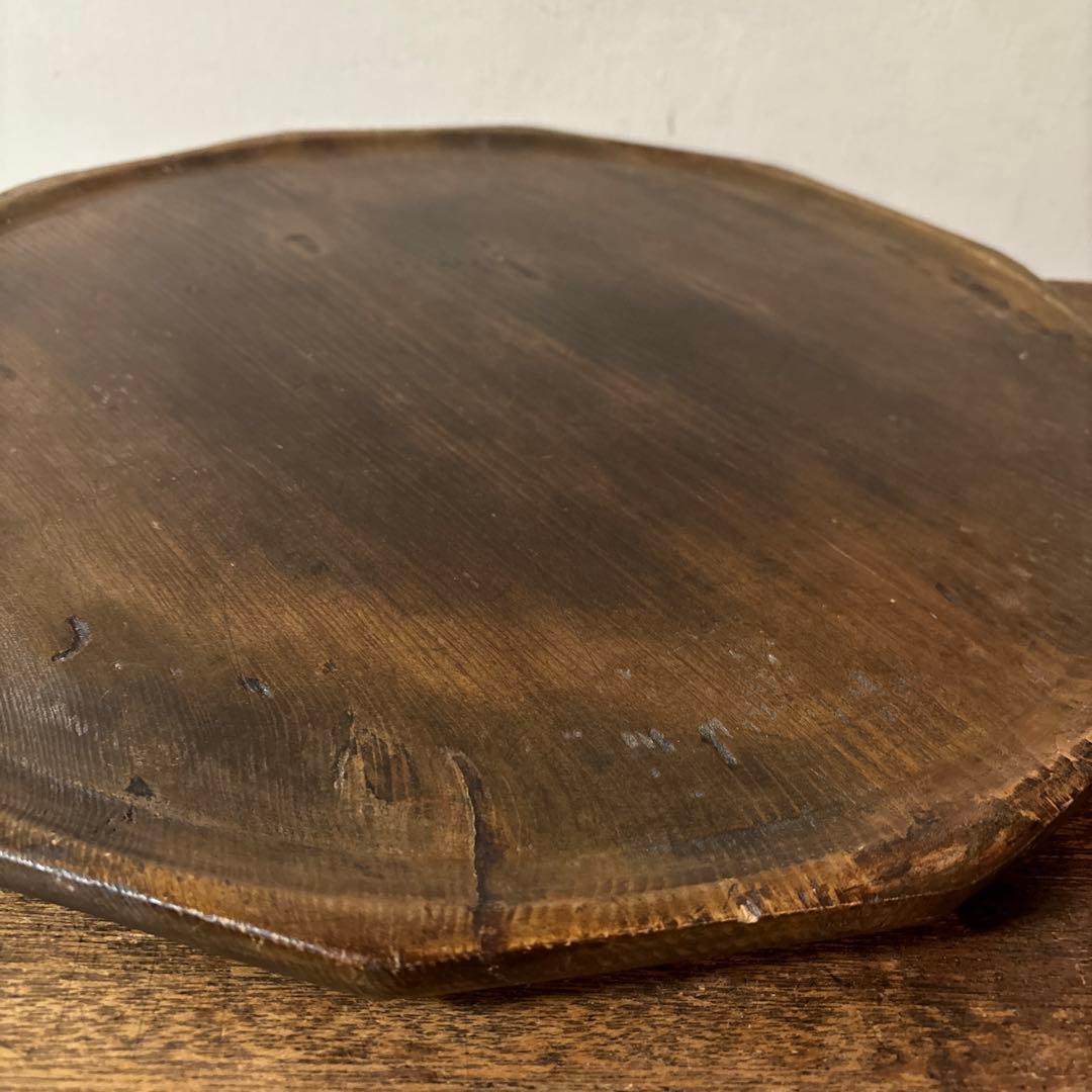 李朝十二角膳天板その63 盆.古道具.骨董品.韓国骨董. Antique.酒器盆