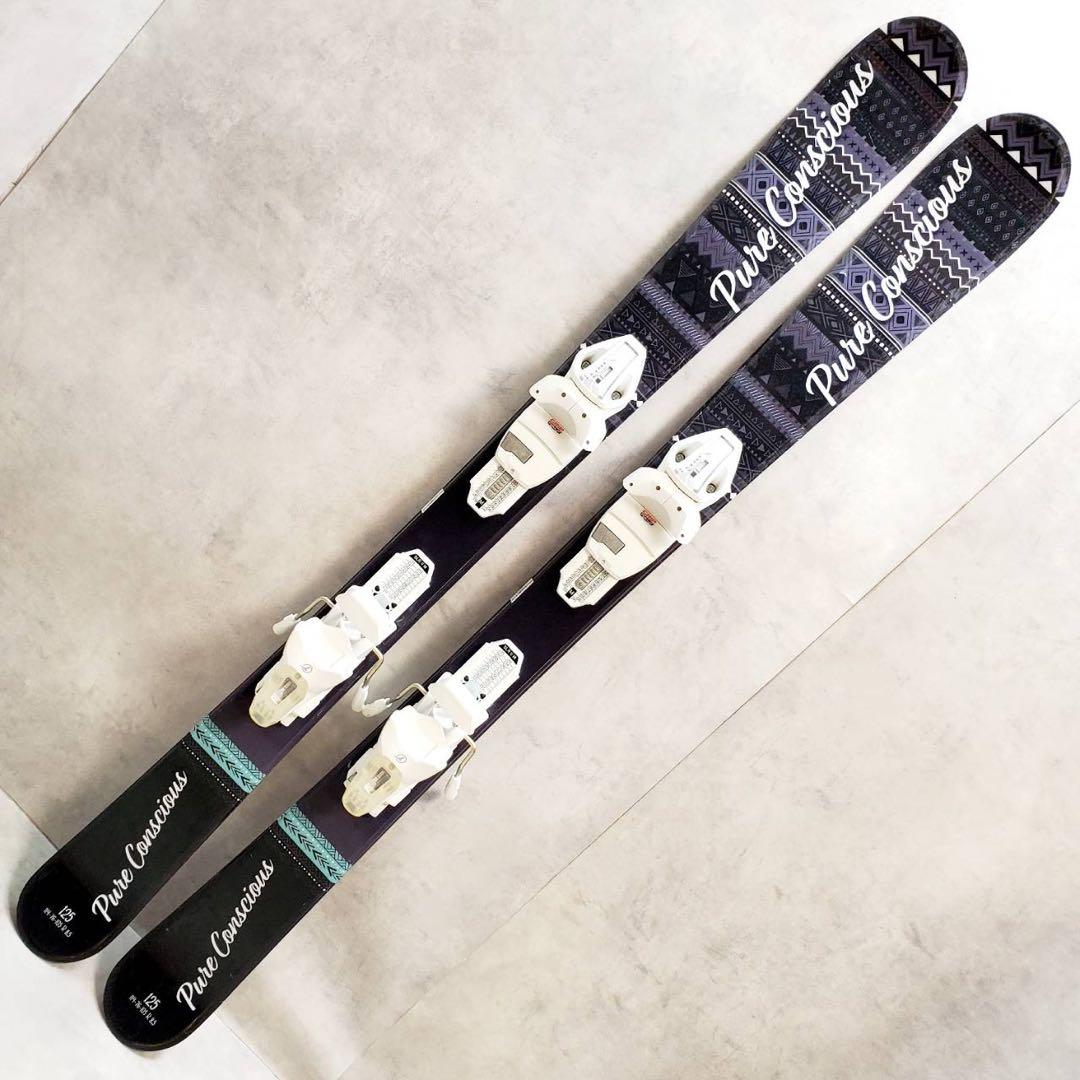 PURE CONSCIOUS ショートスキー ミッドスキー 125cm スキー板