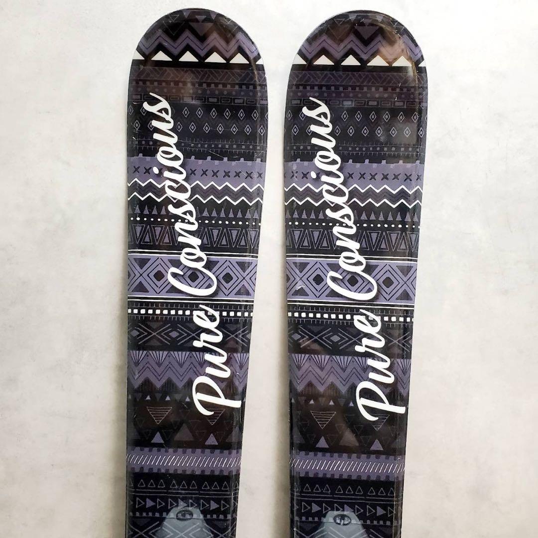 PURE CONSCIOUS ショートスキー ミッドスキー 125cm スキー板