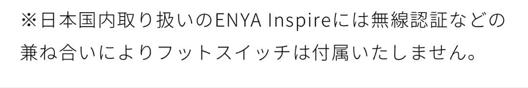 ENYA Inspire  ホワイト　アンプ内蔵エレキギター