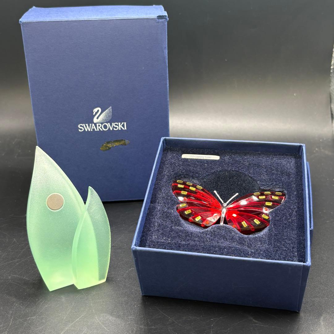 箱付き　スワロフスキー 置物 インテリア バタフライ アデナ 　no.175