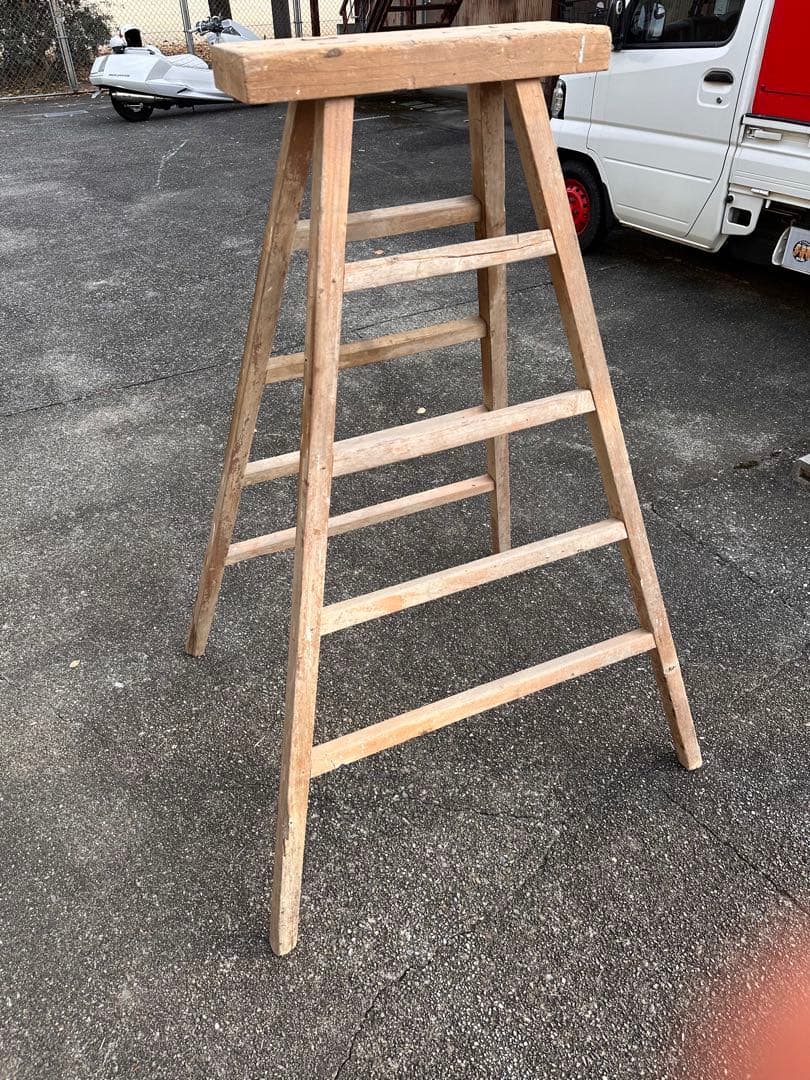 木製脚立 6段 ナチュラルウッド