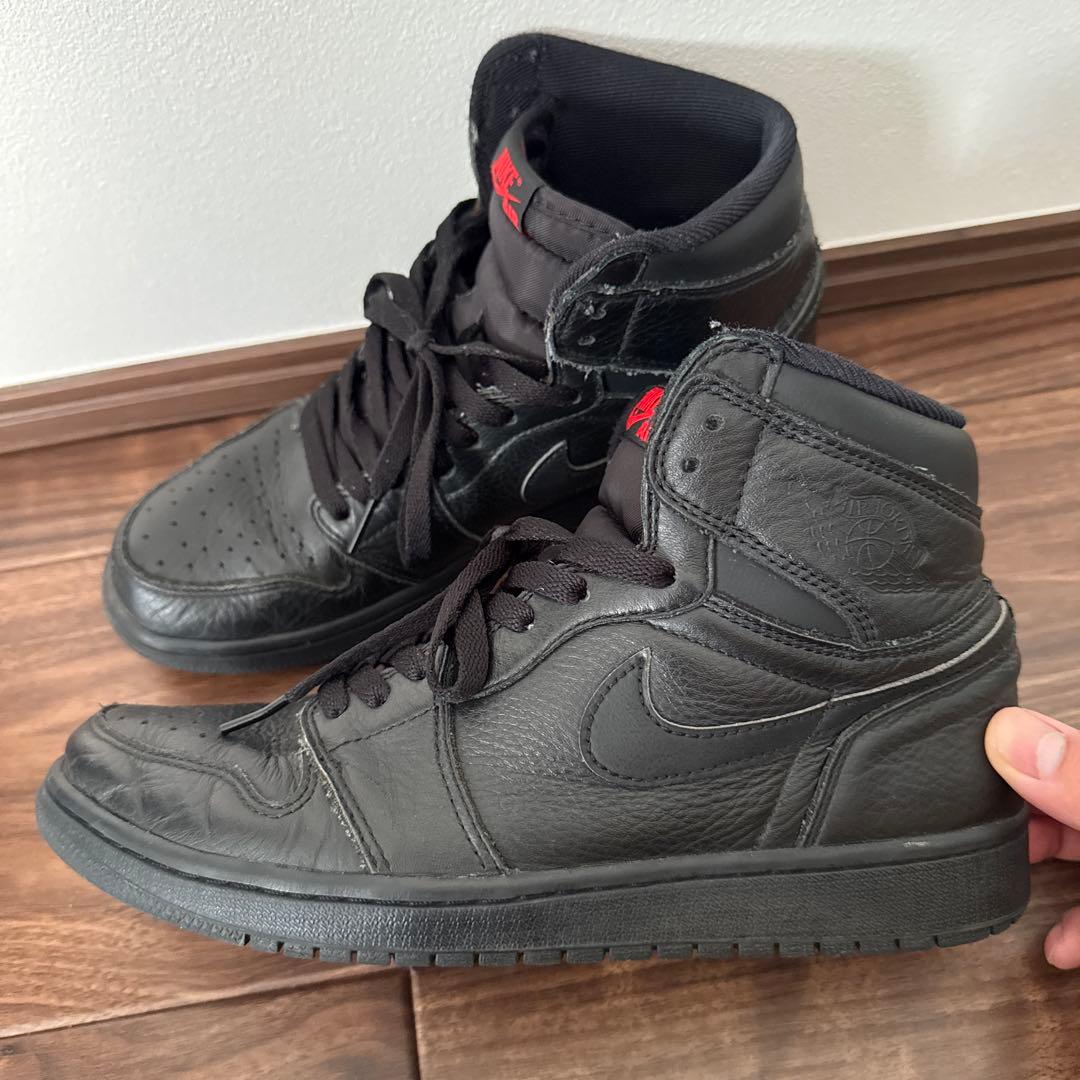 シューズ(男性用) Nike Air Jordan 1 Retro High OG \"Black\"