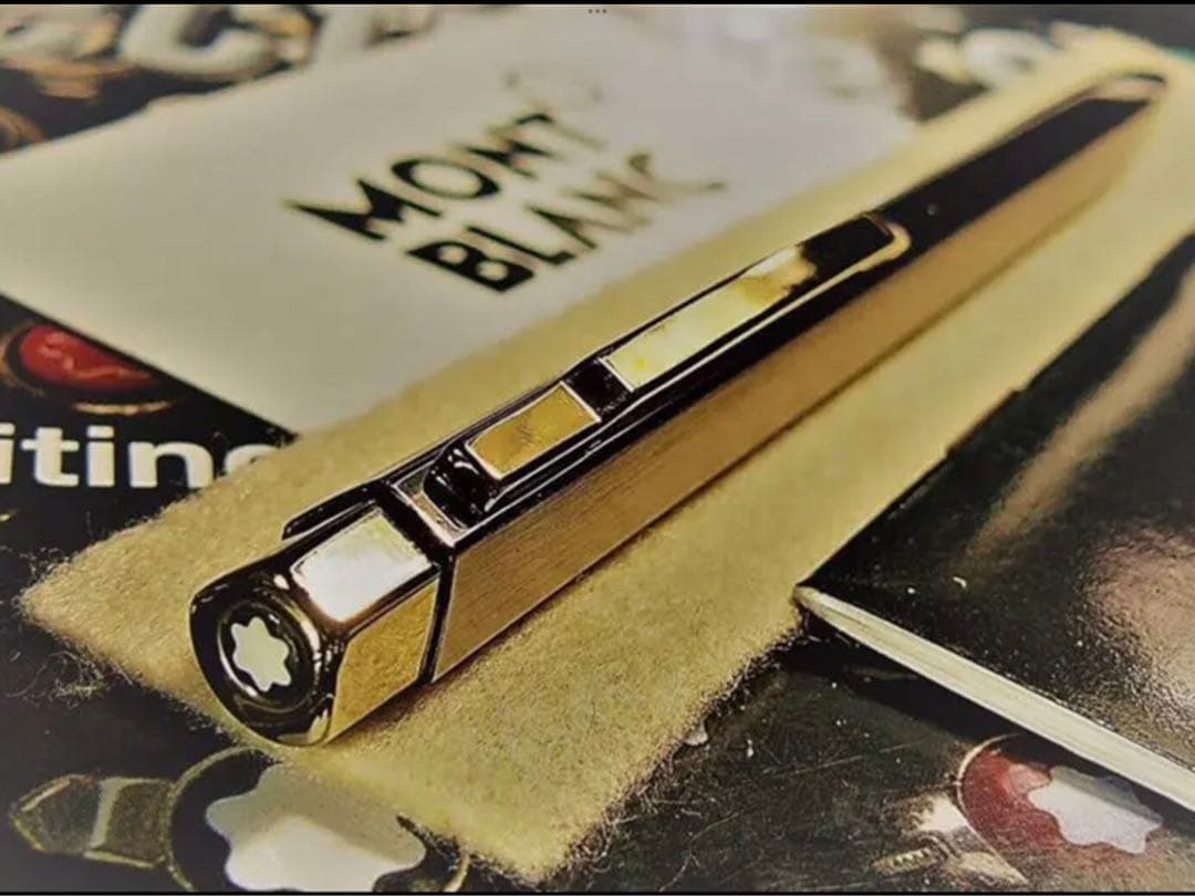 モンブラン　★１本は欲しい総金張りチタンボディ★稀少な価値ある逸品No20280