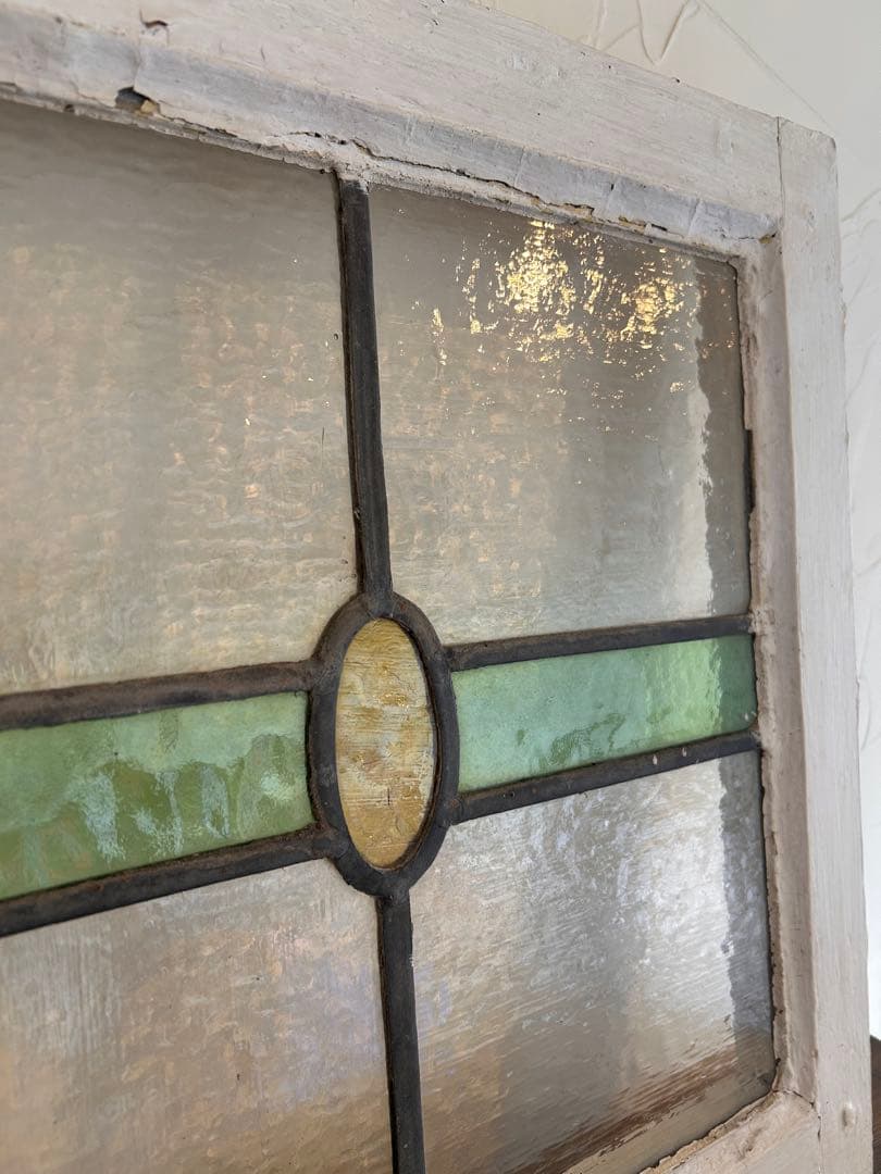 英国アンティーク ステンドグラス 窓枠　イギリス