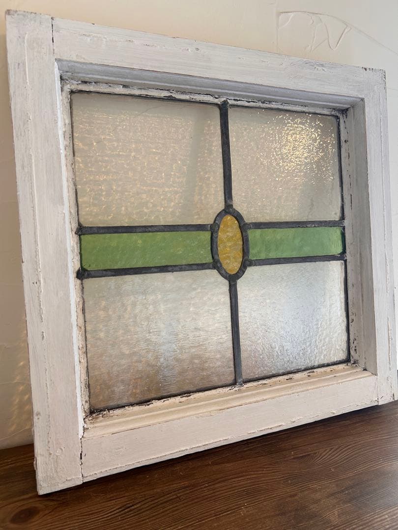 英国アンティーク ステンドグラス 窓枠　イギリス